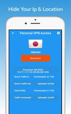 Personal VPN Access android App screenshot 1