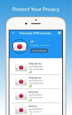 Personal VPN Access android App screenshot 2